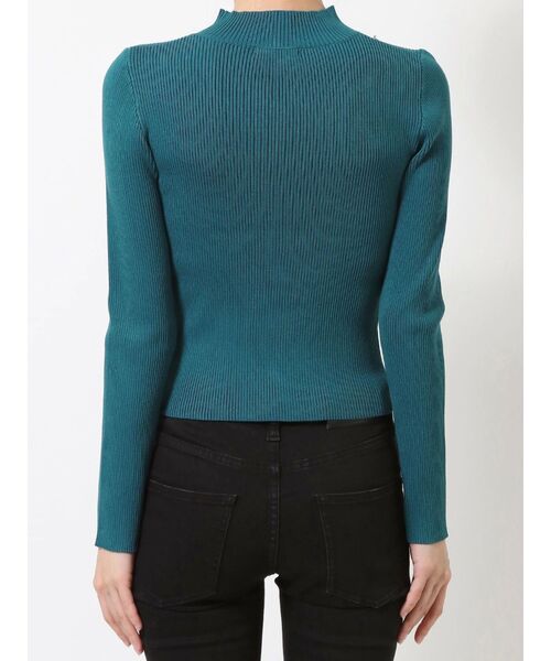 MURUA（ムルーア）の「アシメオープンニット（ニット/セーター・レディース・ベージュ/ブラック/ブルー・FREE）」の13枚目の写真