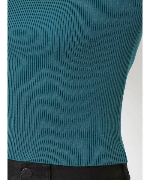 MURUA（ムルーア）の「アシメオープンニット（ニット/セーター・レディース・ベージュ/ブラック/ブルー・FREE）」の10枚目の写真