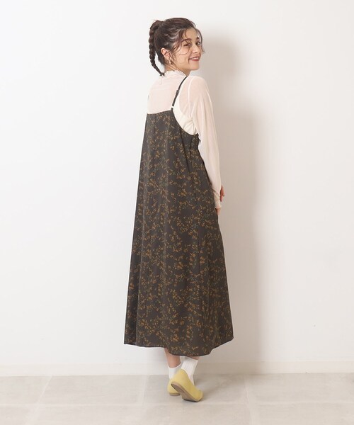 ▪️RALPH LAUREN キャミソールワンピース　花柄　未使用便　アイボリー SHOO・LA・RUE（シューラルー）の「◇丈が調節できる 大人レトロ
