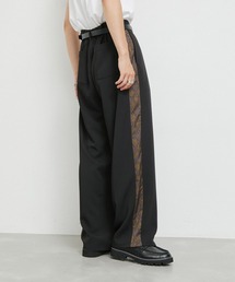 JUNRED | サイドデザインワイドトラックパンツ(その他パンツ)