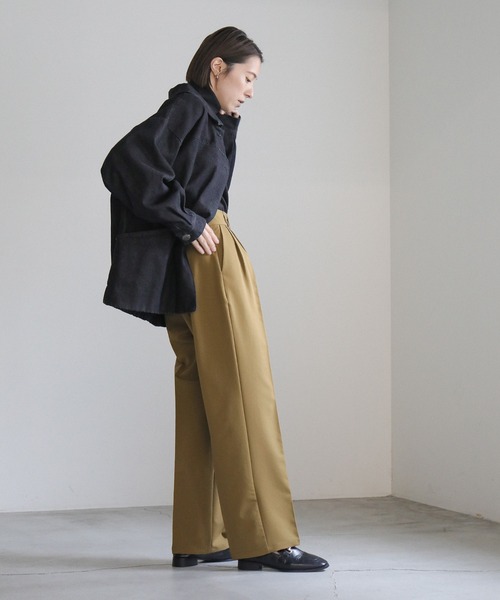 select MOCA（セレクトモカ）の「バックギャザーオーバーデニム