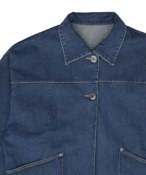 セール】バックギャザーオーバーデニムジャケット（デニムジャケット