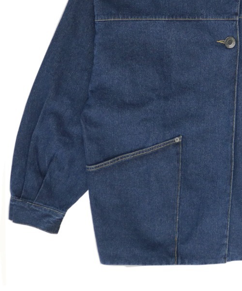 セール】バックギャザーオーバーデニムジャケット（デニムジャケット