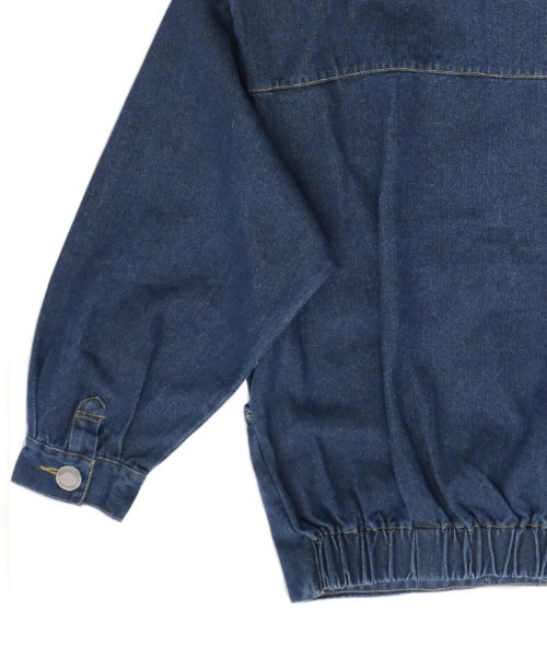バックギャザーオーバーデニムジャケット（デニムジャケット）｜select