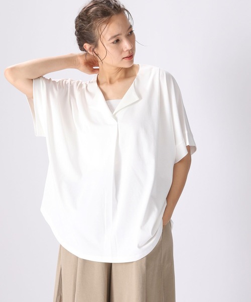 45R スキッパープルオーバーシャツ AZUL BY MOUSSY | スキッパープルオーバーシャツ (シャツ