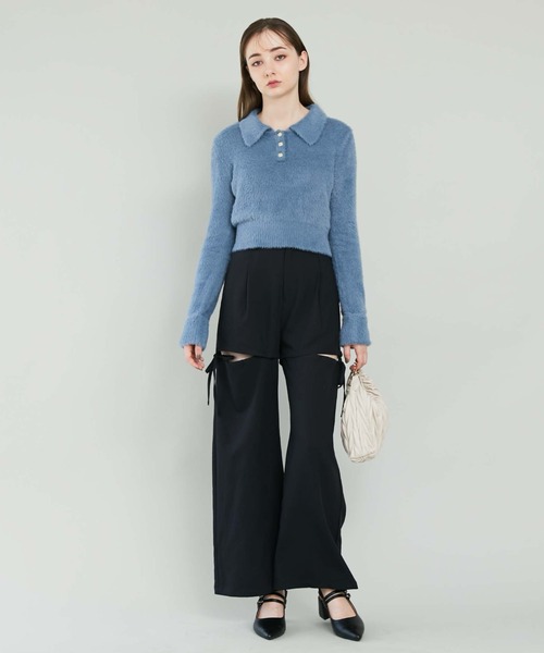 archives(アルシーヴ)の「ポインテッドストラップパンプス(パンプス・レディース・ブラック/アイボリー・MEDIUM/LARGE)」の14枚目の写真