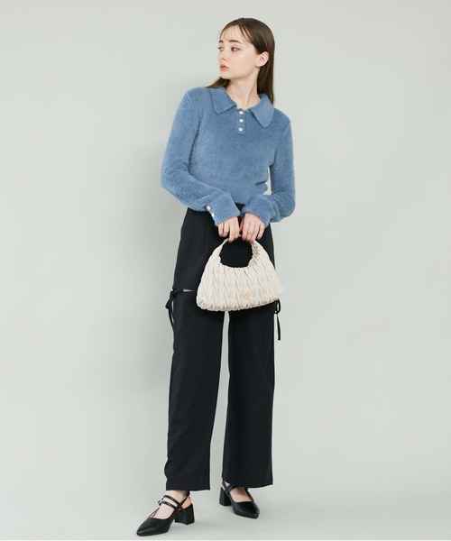 archives(アルシーヴ)の「ポインテッドストラップパンプス(パンプス・レディース・ブラック/アイボリー・MEDIUM/LARGE)」の15枚目の写真