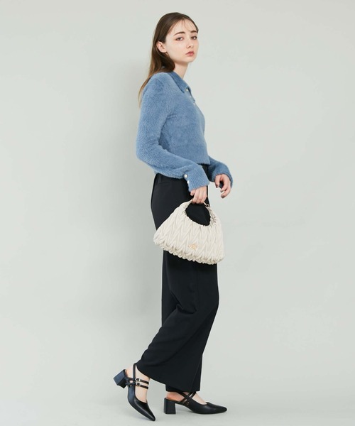 archives(アルシーヴ)の「ポインテッドストラップパンプス(パンプス・レディース・ブラック/アイボリー・MEDIUM/LARGE)」の16枚目の写真