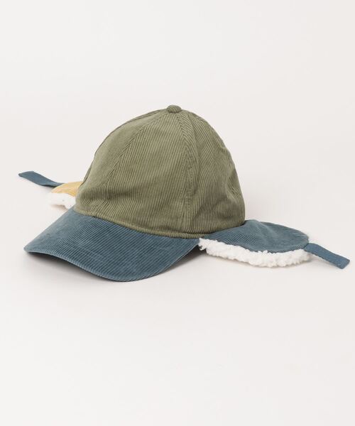 STELLA McCARTNEY(ステラマッカートニー)の「STELLA McCARTNEY (ステラマッカートニー) Kids & Junior ボアキャップ帽子(キャップ・キッズ・グリーン・Ⅱ)」の6枚目の写真
