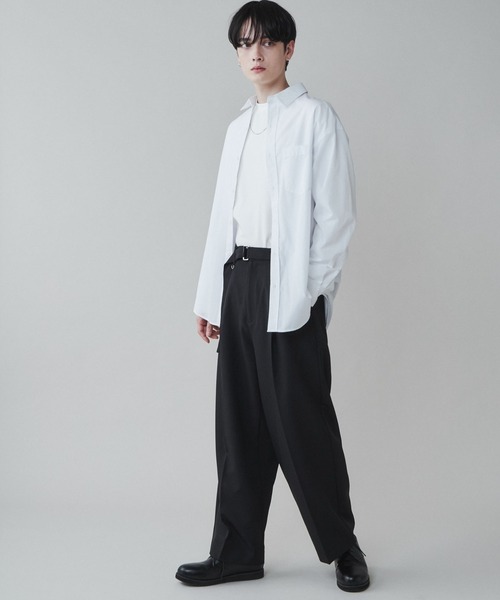 LUCY（ルーシー）の「LUCY/イージーケアブロードビッグシャツ（シャツ/ブラウス・メンズ・ブルー系その他4/ブルー/サックスブルー/ダークグレー/ブラック系その他4/ホワイト・MEDIUM/LARGE）」の7枚目の写真