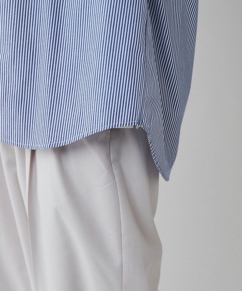 LUCY（ルーシー）の「LUCY/イージーケアブロードビッグシャツ（シャツ/ブラウス・メンズ・ブルー系その他4/ブルー/サックスブルー/ダークグレー/ブラック系その他4/ホワイト・MEDIUM/LARGE）」の15枚目の写真