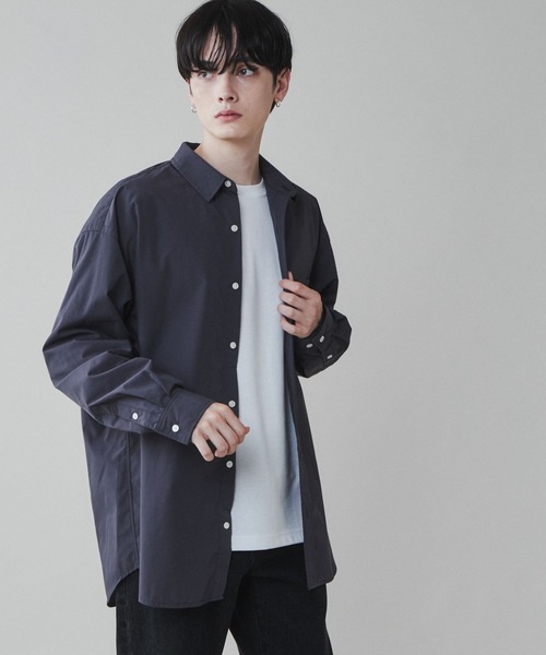 Lucyさま専用ページ LUCY シャツ LUCY/カラーブロックオープンカラーシャツ メンズ