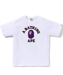 A BATHING APE | COLOR CAMO COLLEGE TEE M(Tシャツ/カットソー)