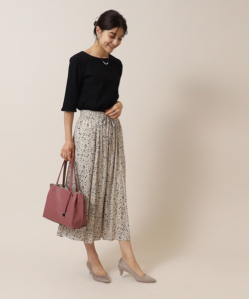 SHOO・LA・RUE（シューラルー）の「◆日本製ポインテッドパンプス（パンプス・レディース・ブラック/サンドベージュ・35/45/25）」の7枚目の写真