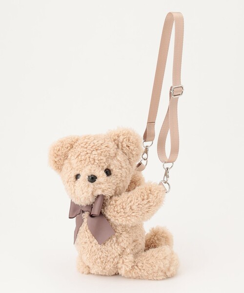 ポシェットを下げた子供なツキノワグマさん ポシェットを下げた子供な