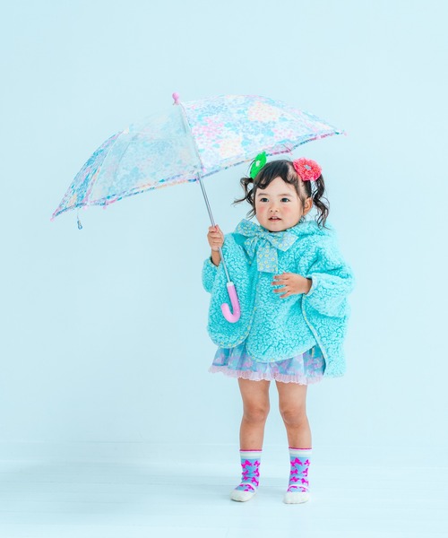 fafa（フェフェ）の「SPLISH SPLASH | 窓付き傘(45cm)（長傘・キッズ・パープル系その他/ラベンダー・FREE）」の6枚目の写真