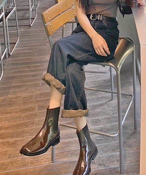 Futier land（フューティアランド）の「足袋ショートブーツ（ブーツ・レディース・ブラック系その他/ブラック・38/36/39/37/40）」の12枚目の写真