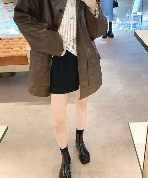 Futier land（フューティアランド）の「足袋ショートブーツ（ブーツ・レディース・ブラック系その他/ブラック・38/36/39/37/40）」の13枚目の写真