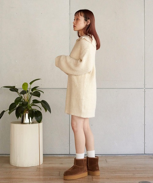 w closet（ダブルクローゼット）の「ラメ混ハーフZIPプルオーバー