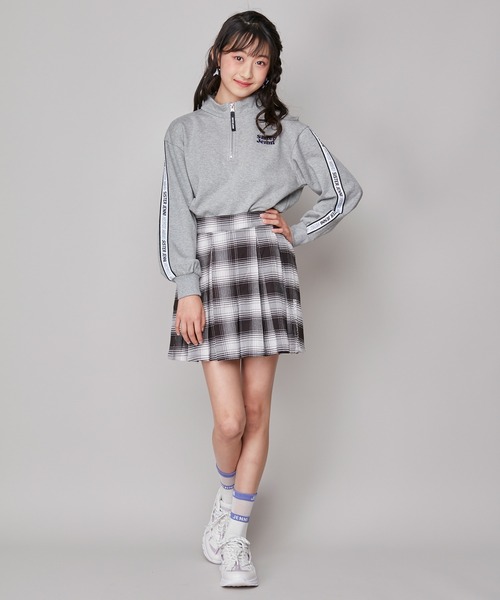 SISTER JENNI（SISTER JENNI）の「【ウエスト調整可能】チェックプリーツキュロット（その他パンツ・キッズ・イエロー/グリーン/ブラック・130cm/140cm/160cm/150cm）」の18枚目の写真