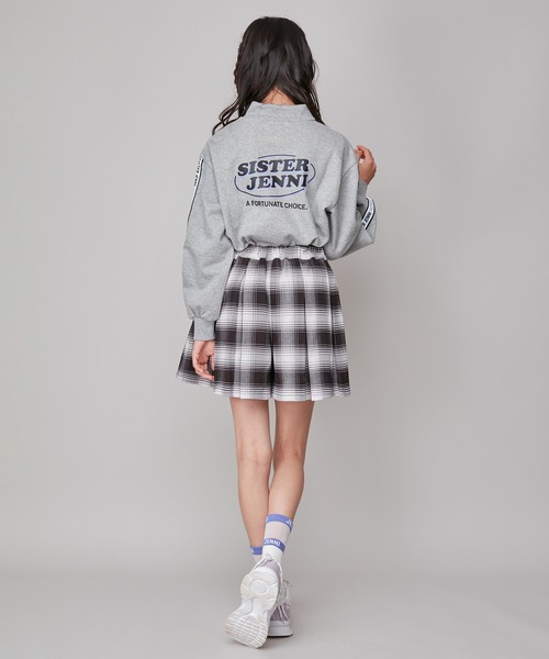 SISTER JENNI（SISTER JENNI）の「【ウエスト調整可能】チェックプリーツキュロット（その他パンツ・キッズ・イエロー/グリーン/ブラック・130cm/140cm/160cm/150cm）」の20枚目の写真