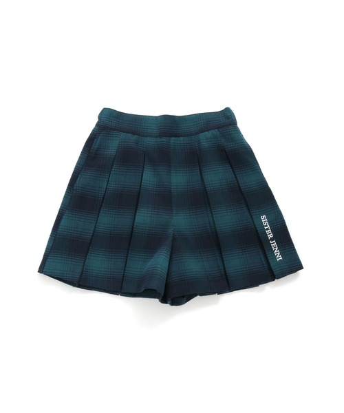 SISTER JENNI（SISTER JENNI）の「【ウエスト調整可能】チェックプリーツキュロット（その他パンツ・キッズ・イエロー/グリーン/ブラック・130cm/140cm/160cm/150cm）」の8枚目の写真