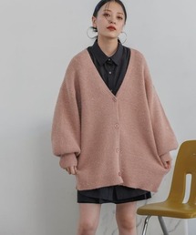ラメスパングルカタアゼVカーディガン/ 986511