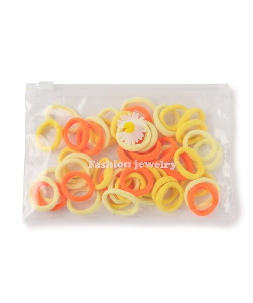 PINK-latte（ピンクラテ）の「ポーチ付きヘアゴムセット（その他ヘアアクセサリー・キッズ・ベビーピンク/ライトブルー/イエロー系その他/グリーン系/ライトパープル・00）」の6枚目の写真