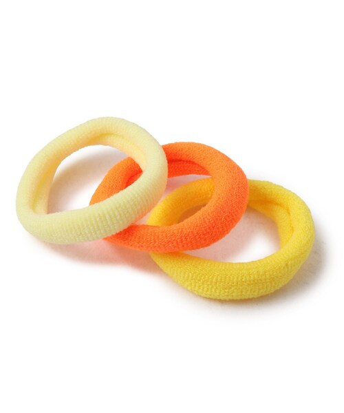 PINK-latte（ピンクラテ）の「ポーチ付きヘアゴムセット（その他ヘアアクセサリー・キッズ・ベビーピンク/ライトブルー/イエロー系その他/グリーン系/ライトパープル・00）」の7枚目の写真