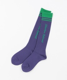 ライン縦ロゴハイソックス