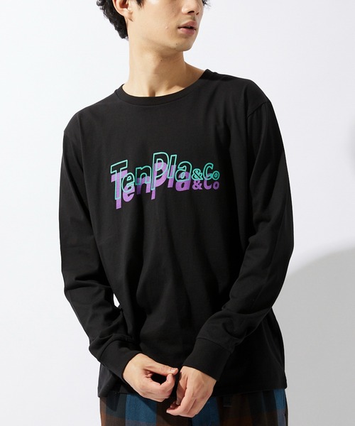JOURNAL STANDARD relume(ジャーナルスタンダード レリューム)の「【ZOZO限定】TENPLA&Co L/S 1(Tシャツ/カットソー・メンズ・ホワイト×グリーン/ブラック×ホワイト/ホワイト×ブルー/ホワイト系その他/ブラック×ブルー/ブラック×グリーン/ホワイト×ピンク/ブラック×ピンク・S/M/L/XL/XS/XXL)」の7枚目の写真