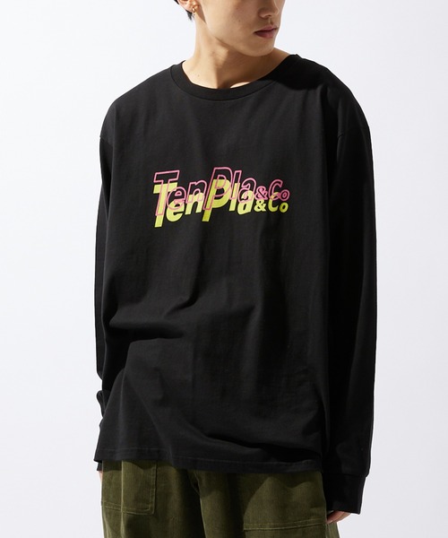 JOURNAL STANDARD relume(ジャーナルスタンダード レリューム)の「【ZOZO限定】TENPLA&Co L/S 1(Tシャツ/カットソー・メンズ・ホワイト×グリーン/ブラック×ホワイト/ホワイト×ブルー/ホワイト系その他/ブラック×ブルー/ブラック×グリーン/ホワイト×ピンク/ブラック×ピンク・S/M/L/XL/XS/XXL)」の8枚目の写真