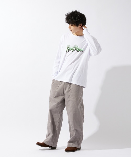 JOURNAL STANDARD relume(ジャーナルスタンダード レリューム)の「【ZOZO限定】TENPLA&Co L/S 1(Tシャツ/カットソー・メンズ・ホワイト×グリーン/ブラック×ホワイト/ホワイト×ブルー/ホワイト系その他/ブラック×ブルー/ブラック×グリーン/ホワイト×ピンク/ブラック×ピンク・S/M/L/XL/XS/XXL)」の18枚目の写真