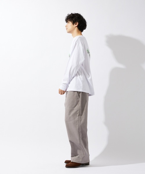 JOURNAL STANDARD relume(ジャーナルスタンダード レリューム)の「【ZOZO限定】TENPLA&Co L/S 1(Tシャツ/カットソー・メンズ・ホワイト×グリーン/ブラック×ホワイト/ホワイト×ブルー/ホワイト系その他/ブラック×ブルー/ブラック×グリーン/ホワイト×ピンク/ブラック×ピンク・S/M/L/XL/XS/XXL)」の19枚目の写真