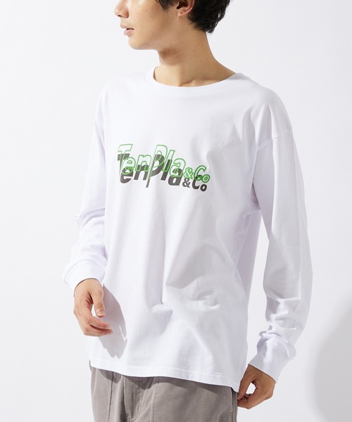 JOURNAL STANDARD relume(ジャーナルスタンダード レリューム)の「【ZOZO限定】TENPLA&Co L/S 1(Tシャツ/カットソー・メンズ・ホワイト×グリーン/ブラック×ホワイト/ホワイト×ブルー/ホワイト系その他/ブラック×ブルー/ブラック×グリーン/ホワイト×ピンク/ブラック×ピンク・S/M/L/XL/XS/XXL)」の21枚目の写真