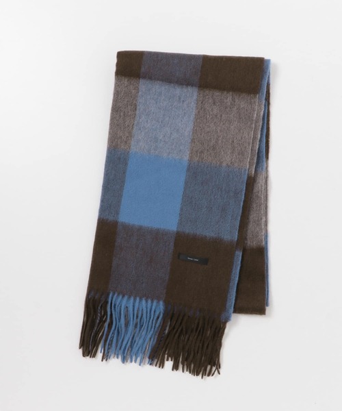 URBAN RESEARCH Sonny Label（アーバンリサーチサニーレーベル）の「ウールカシミヤワイドマフラー（マフラー・メンズ・グリーン/オレンジ/ベージュ系その他/ブラウン系その他/アイボリー/チャコールグレー/ブルー系その他・ONE）」の21枚目の写真