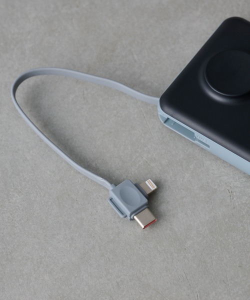 BIRTHDAY BAR（バースデイバー）の「3in1 MagSafe モバイルバッテリー 10000mAｈ（スマホグッズ・レディース・ホワイト/ブラック・フリー）」の13枚目の写真