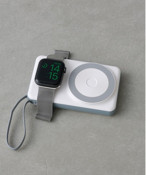 BIRTHDAY BAR（バースデイバー）の「3in1 MagSafe モバイルバッテリー 10000mAｈ（スマホグッズ・レディース・ホワイト/ブラック・フリー）」の4枚目の写真