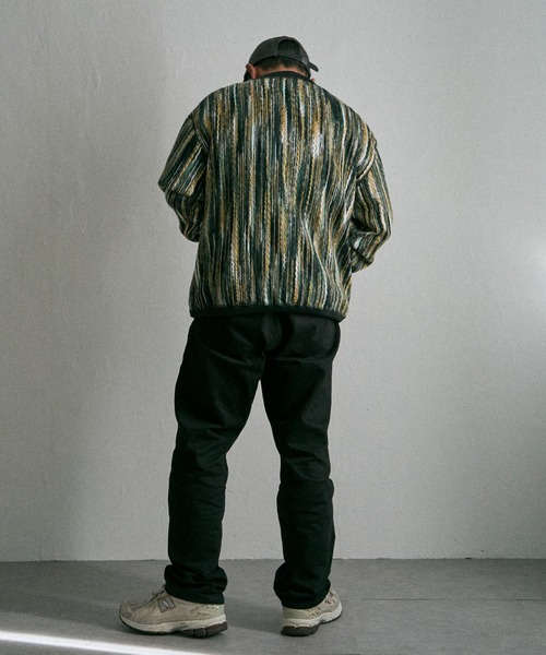 NO NEED(ノーニード)の「リバーシブルニードルプルオーバー(スウェット・メンズ・ネイビー/ブラウン/グリーン・M/L)」の13枚目の写真