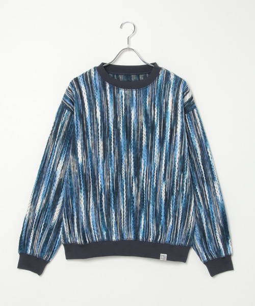 NO NEED(ノーニード)の「リバーシブルニードルプルオーバー(スウェット・メンズ・ネイビー/ブラウン/グリーン・M/L)」の17枚目の写真