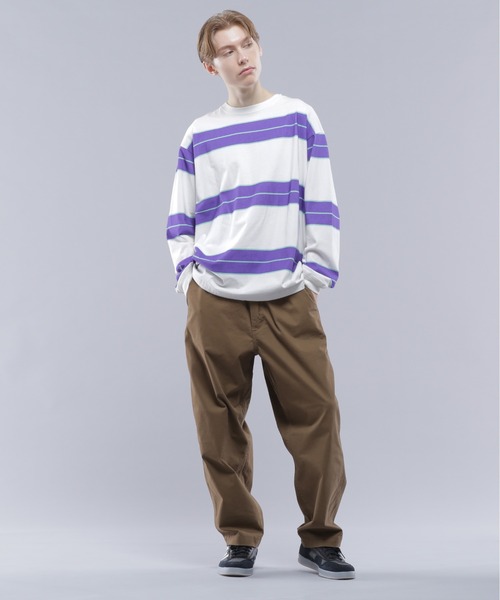 MANASTASH（マナスタッシュ）の「MANASTASH/マナスタッシュ/ABERDEEN RUGGER L/S TEE/アバディーンラガーロングスリーブTシャツ（Tシャツ/カットソー・メンズ・ホワイト/ブラック/オリーブ・M/L/XL/S）」の4枚目の写真