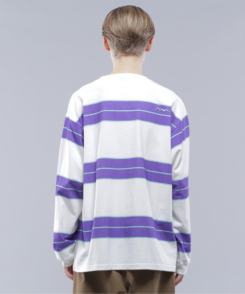 MANASTASH（マナスタッシュ）の「MANASTASH/マナスタッシュ/ABERDEEN RUGGER L/S TEE/アバディーンラガーロングスリーブTシャツ（Tシャツ/カットソー・メンズ・ホワイト/ブラック/オリーブ・M/L/XL/S）」の6枚目の写真