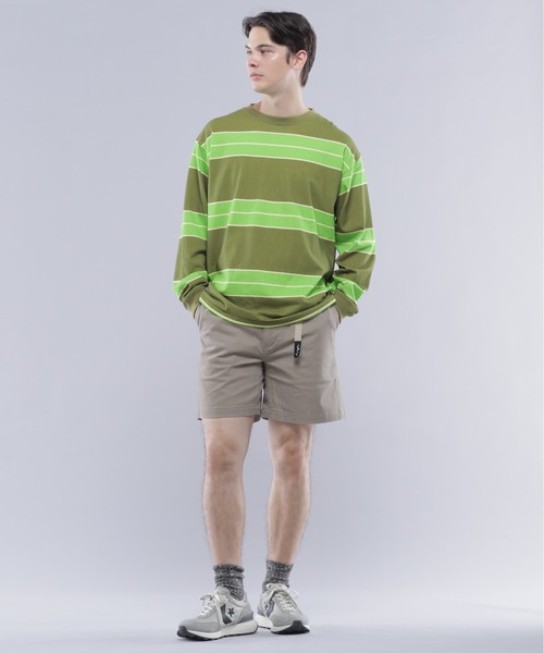 MANASTASH（マナスタッシュ）の「MANASTASH/マナスタッシュ/ABERDEEN RUGGER L/S TEE/アバディーンラガーロングスリーブTシャツ（Tシャツ/カットソー・メンズ・ホワイト/ブラック/オリーブ・M/L/XL/S）」の11枚目の写真