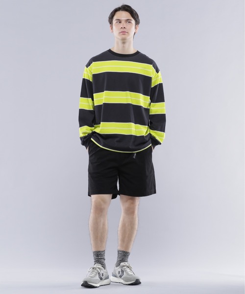 MANASTASH（マナスタッシュ）の「MANASTASH/マナスタッシュ/ABERDEEN RUGGER L/S TEE/アバディーンラガーロングスリーブTシャツ（Tシャツ/カットソー・メンズ・ホワイト/ブラック/オリーブ・M/L/XL/S）」の12枚目の写真