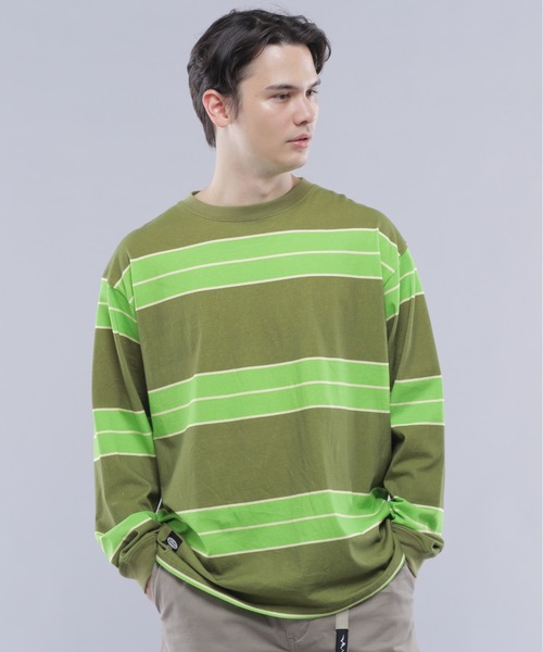 MANASTASH（マナスタッシュ）の「MANASTASH/マナスタッシュ/ABERDEEN RUGGER L/S TEE/アバディーンラガーロングスリーブTシャツ（Tシャツ/カットソー・メンズ・ホワイト/ブラック/オリーブ・M/L/XL/S）」の16枚目の写真