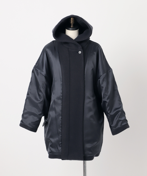 セール】キウイラムフード付きコート（その他アウター）｜VERMEIL par