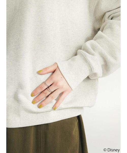 CRAFT STANDARD BOUTIQUE（クラフトスタンダードブティック）の「【Disney】Half　Zip　Sweat（スウェット・レディース・オートミール/杢グレー・FREE）」の12枚目の写真