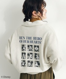 【Disney】Half Zip Sweat