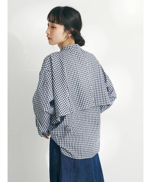 COLUMN ブラックフリル袖 シャツ 36 セール】【追加】バックフリルシャツ（シャツ/ブラウス）｜CRAFT