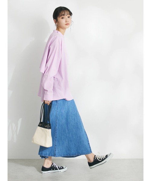 CRAFT STANDARD BOUTIQUE(クラフトスタンダードブティック)の「【追加】バックフリルシャツ(シャツ/ブラウス・レディース・ブルー系その他6/ホワイト/ブラック/ピンク/ブラック×ホワイト・FREE)」の21枚目の写真